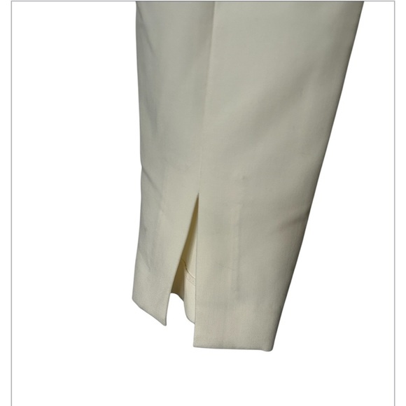 Tibi ivory high rise ankle pants wrap closure with buckle excellent Size 0 - Picture 6 of 10